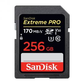 כרטיס זיכרון SanDisk Extreme Pro MicroSDHC MicroSDXC + Adapter 256GB
