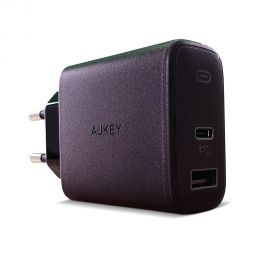 מטען מהיר מיני AUKEY USB+PD 30W