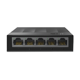 מתג שולחני בצבע שחור בעל 5 יציאות ב … 001000 דגם LS1005G מבית TP-Link