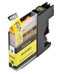 ראש דיו תואם BROTHER LC123 YELLOW